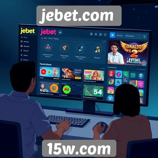 Análise da interface do usuário no jebet.com